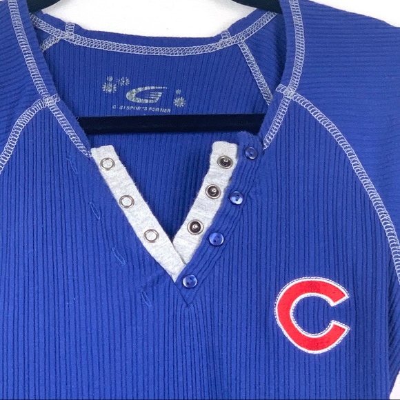Chicago Cubs Long Sleeve Shirt Small - Picture 3 of 10